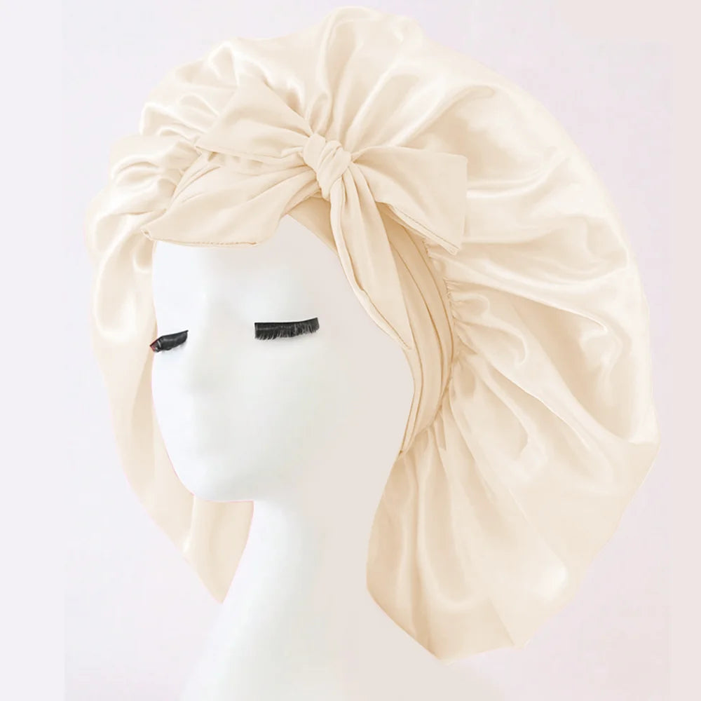 Waterproof Reversable Satin Bonnet Silk Bonnet