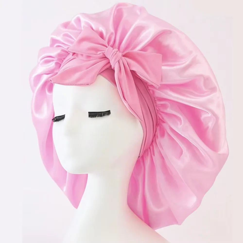 Waterproof Reversable Satin Bonnet Silk Bonnet