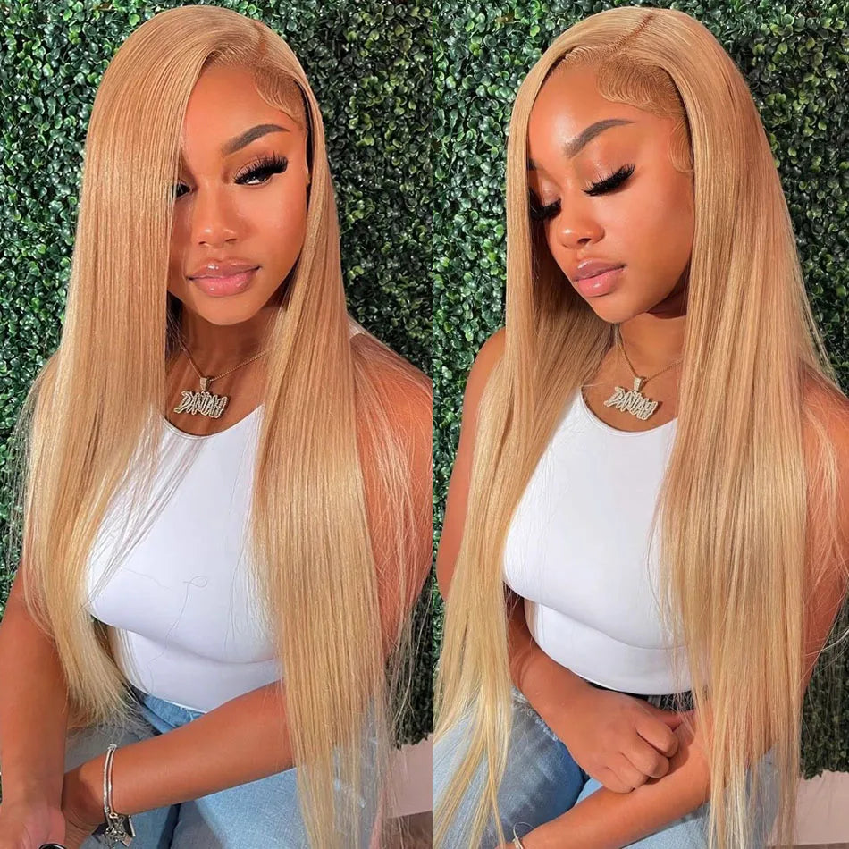 Honey Blonde Straight Wig
