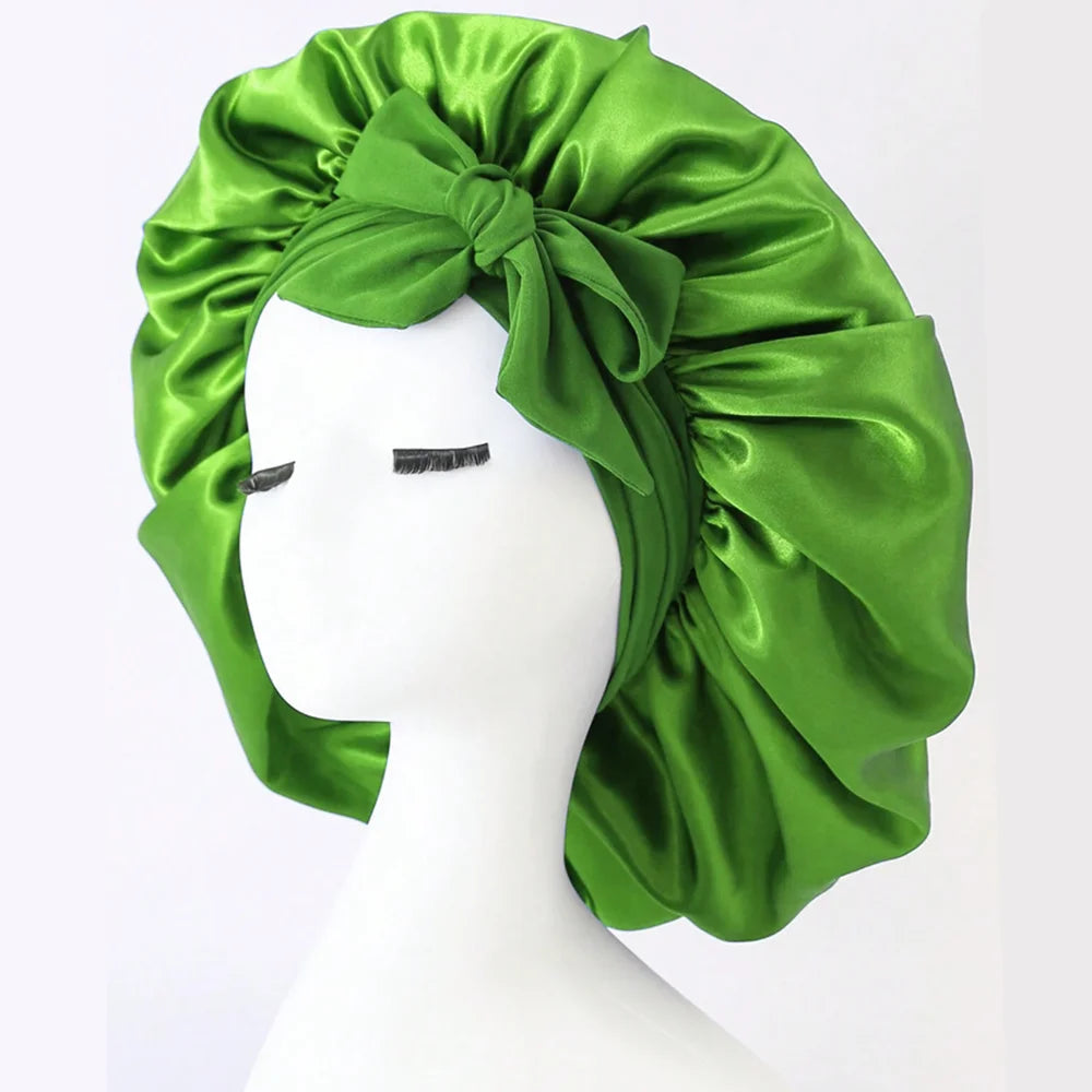 Waterproof Reversable Satin Bonnet Silk Bonnet
