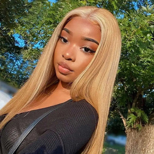 Honey Blonde Straight Wig