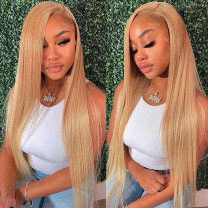 Honey Blonde Straight Wig