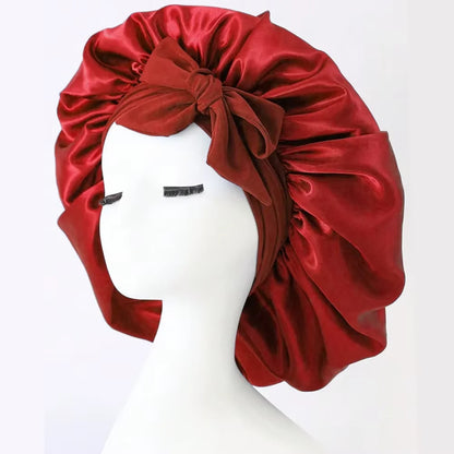 Waterproof Reversable Satin Bonnet Silk Bonnet