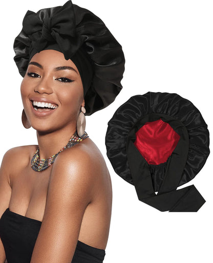 Waterproof Reversable Satin Bonnet Silk Bonnet
